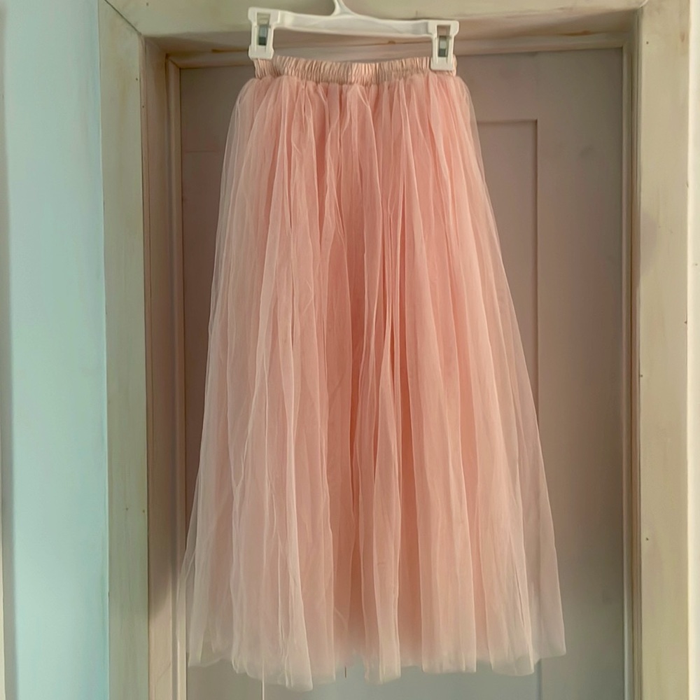 Girls Pink formal skirt